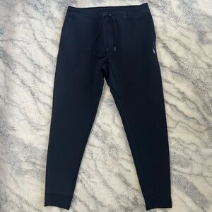 Polo Ralph Lauren Navy Blue Double Knit Sweatpants Joggers